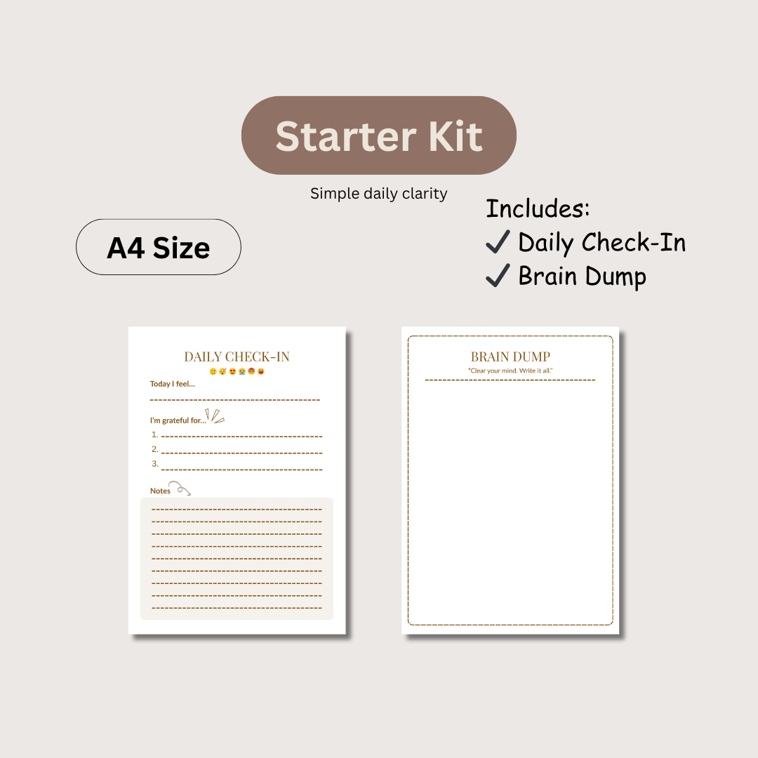 Digital Planner Bundle (A4 Printable) – Starter, Complete & Pro (A5 Pre-Order Bonus)