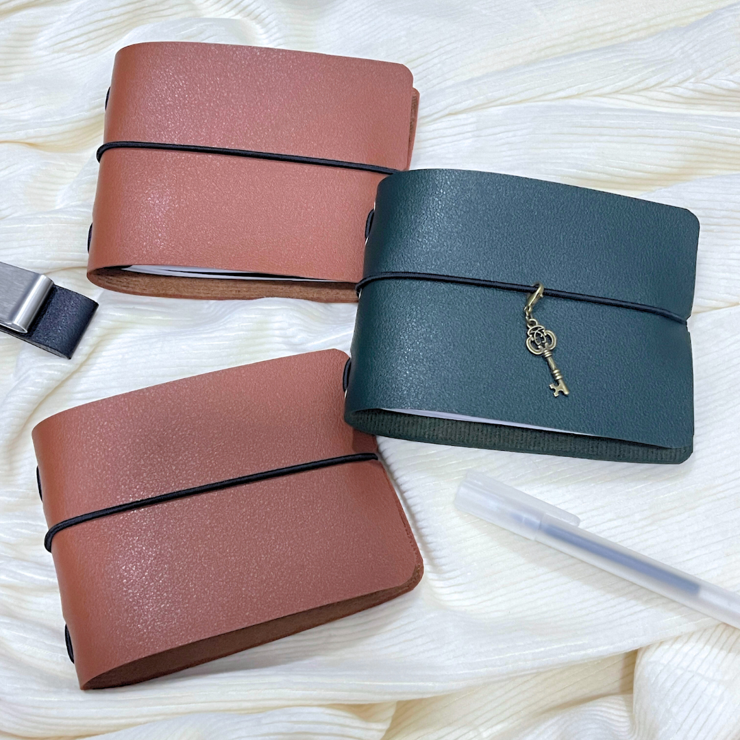 Mini Journal Travelers Notebook – Vintage Leather Refillable Planner 📖