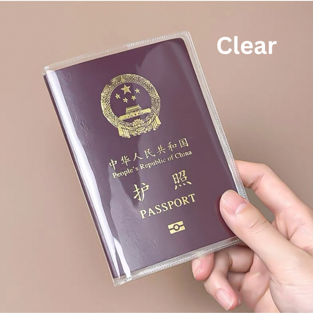 Passport Holder Wholesale Bulk Pack | Travel Passport Protector Cover | Clear & Matte Mixed Style | 50 / 100 / 200 / 500 pcs