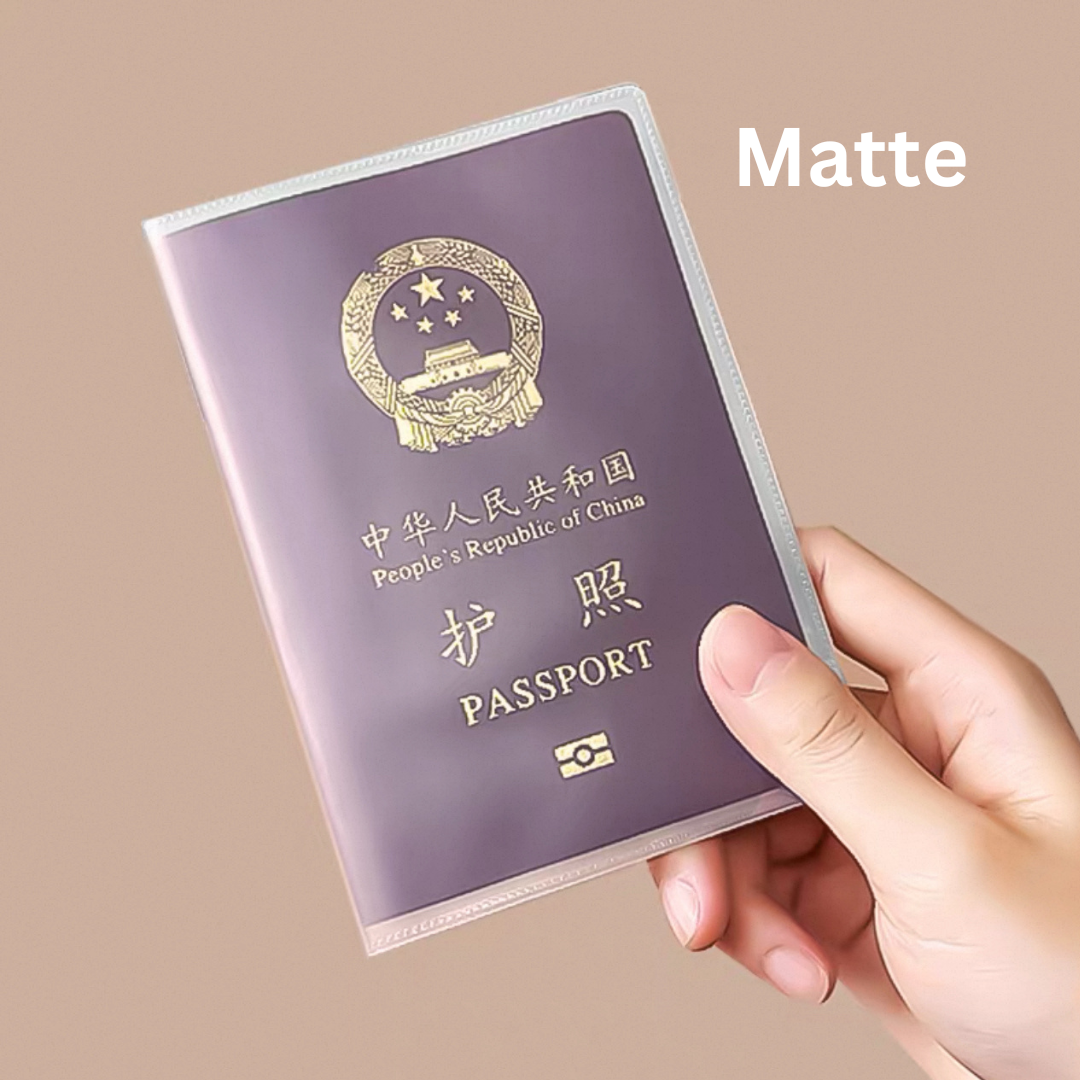 Passport Holder Wholesale Bulk Pack | Travel Passport Protector Cover | Clear & Matte Mixed Style | 50 / 100 / 200 / 500 pcs