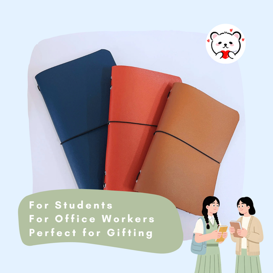TN A5 Journal Set Planner – Refillable Traveler Notebook Scrapbook Vintage School Office Stationery  ✈️