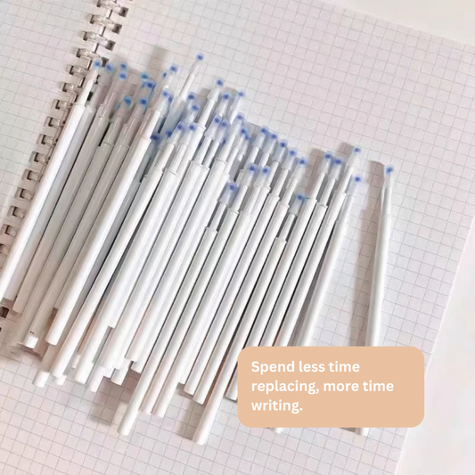 11cm Gel Pen Refill 0.5mm | Smooth Ink Fast Dry No Smudge | Extended Writing Ink Refill for Students & Office