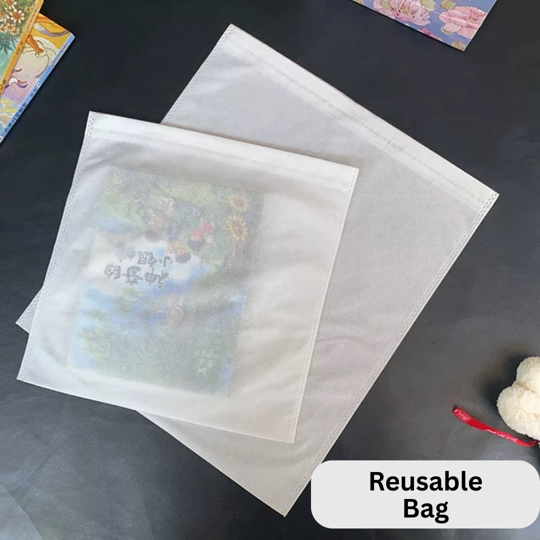 Journal & Planner Protector Bag Cover – Reusable Travel Stationery Organizer Pouch