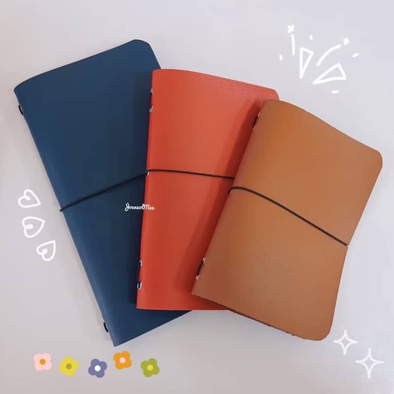Refillable Journal Cover – Minimalist Custom Notebook (A5, Regular, Medium, Passport, Mini Size)