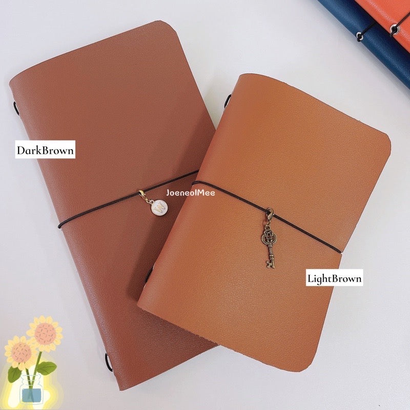 Refillable Journal Cover – Minimalist Custom Notebook (A5, Regular, Medium, Passport, Mini Size)