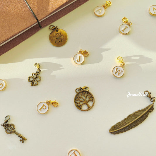Aesthetic Charm Accessories for Journal & Planner | Cute DIY Travelers Notebook Decoration
