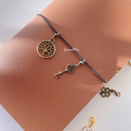 Aesthetic Charm Accessories for Journal & Planner | Cute DIY Travelers Notebook Decoration