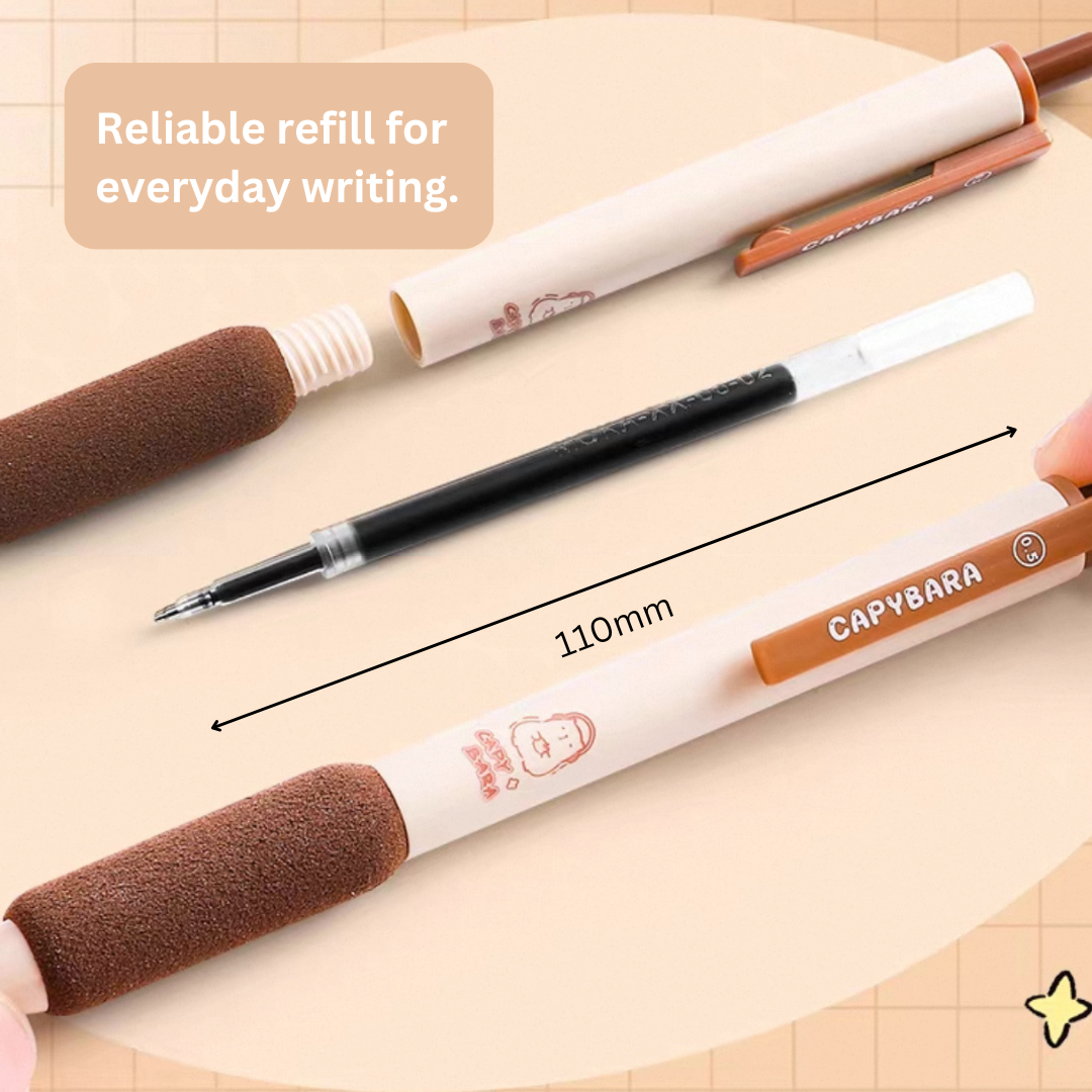 11cm Gel Pen Refill 0.5mm | Smooth Ink Fast Dry No Smudge | Extended Writing Ink Refill for Students & Office