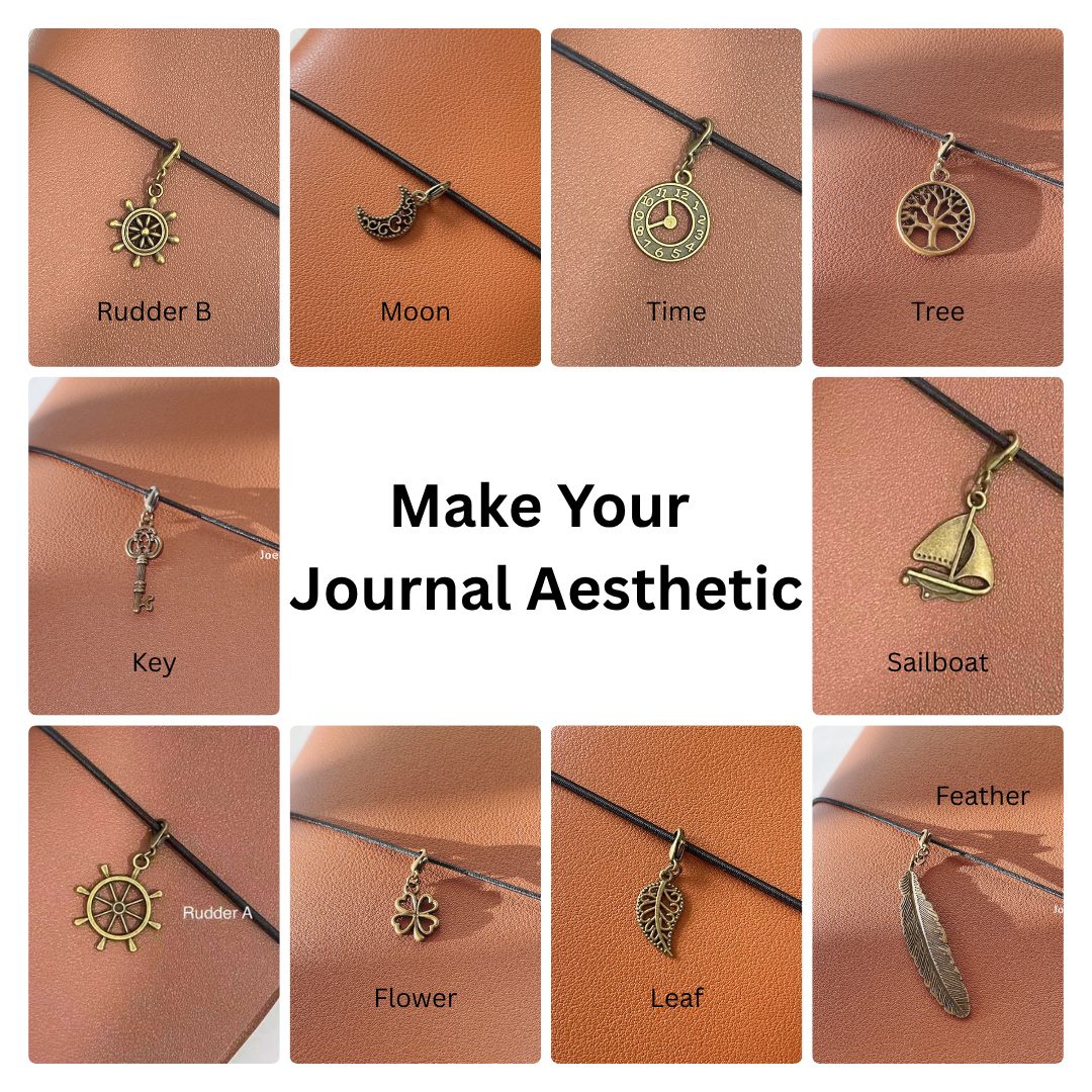 Aesthetic Charm Accessories for Journal & Planner | Cute DIY Travelers Notebook Decoration