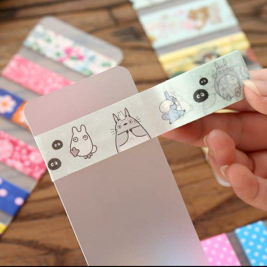 Washi Tape Organizer Set 4pcs / 8pcs | Washi Card Storage | Scrapbook Accessories | Journaling Kit | Aesthetic Tape Holder | Portable Travel Friendly