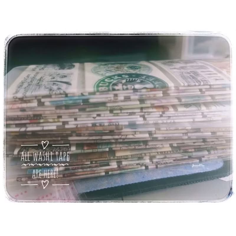 Washi Tape Organizer Set 4pcs / 8pcs | Washi Card Storage | Scrapbook Accessories | Journaling Kit | Aesthetic Tape Holder | Portable Travel Friendly